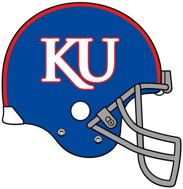 Kansas Jayhawks 2007-2009 Helmet Logo iron on transfers for fabric